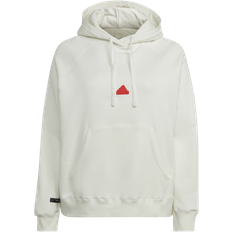 adidas Women's Sportswear Oversized Hooded Sweatshirt Plus Size - Off White