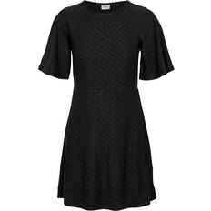 Jacqueline de Yong Cathinka Bellsleeve Dress - Black