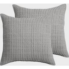 Levtex Home Mills Waffle Pillow Case Grey (66.04x66.04cm)