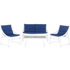 Aluminum Outdoor Lounge Sets Safavieh Berkane Outdoor Lounge Set