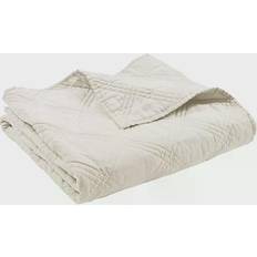 Blankets Levtex Home Washed Linen Blankets Beige (152.4x127)