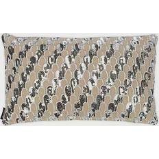 Safavieh Angelien Oblong Complete Decoration Pillows Beige, Silver (50.8x30.48cm)