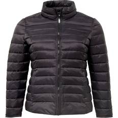 Only Curvy Short Quilted Jacket - Black