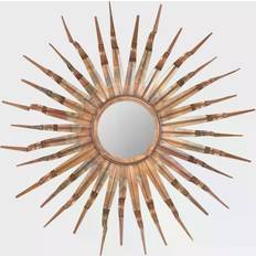 Copper Mirrors Safavieh Sun Wall Mirror 33.1x33.1"