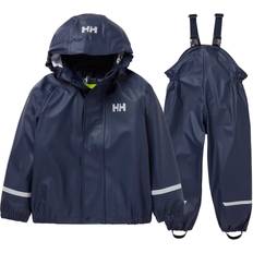 Dragkedja Regnkläder Helly Hansen Kid's Bergen 2.0 Pu Rainset - Navy (40510-597)