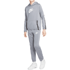 140/146 Chándales NIKE Kid's Sportswear Tracksuit - Smoke Grey/White (DD8552-084)