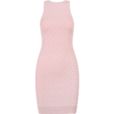 Michael Kors Logo Jacquard Tank Dress - Rosewater