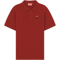 Kenzo Boke Flower Crest Polo Shirt M - Bordeaux