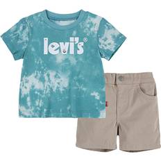 Levi's S Other Sets Levi's Baby Boys Tie Dye T-shirt and Shorts, Piece Set