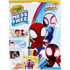 Marvel Crafts on sale Crayola Color Wonder, Spiderman Coloring Pages & Mess Free Markers, Gift