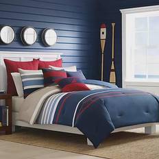 Nautica Bradford Duvet Cover Multicolor, Blue (271.78x233.68cm)
