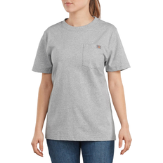 Dickies Women's Short Sleeve Heavyweight T-shirt - Heather Grey