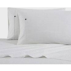 Nautica Buoy Line Bed Sheet Grey (243.84x167.64cm)