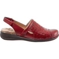 Cap Toe Sandals Softwalk Salina - Red