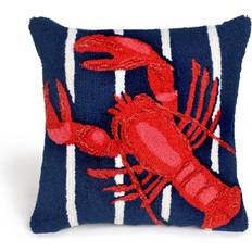 Acrylic Textiles Liora Manne Lobster Complete Decoration Pillows Blue (45.72x45.72)