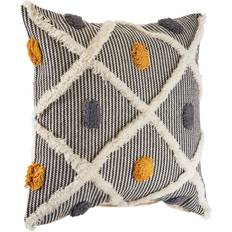 LR Home Striped and Tufted Complete Decoration Pillows Multicolor (50.8x50.8cm)