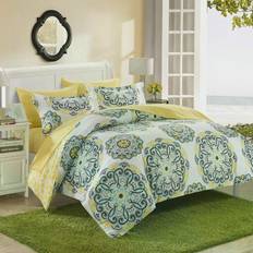 Chic Home Ibiza Duvet Cover Yellow (218.44x218.44cm)