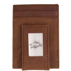 Eagles Wings Univeristy of Arkansas Flip Wallet - Brown