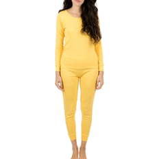 Leveret Women's Classic Pajamas - Yellow