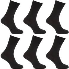 Universal Textiles Herr Underkläder Universal Textiles Stay Up Non Elastic Diabetic Socks för män (6 st) Shades Of Shoe 6-11, EUR 39-45