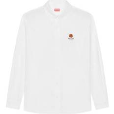 Kenzo Herre Skjorter Kenzo Boke Flower Crest Casual Shirt - White
