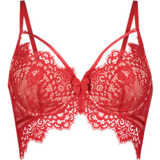 Hunkemöller Marilee Padded Underwired Longline Bra - Red