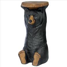 Outdoor Side Tables Design Toscano Black Forest Bear Pedestal Table Outdoor Side Table