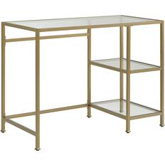 Glass Writing Desks Crosley Furniture Aimee Writing Desk 30x42"