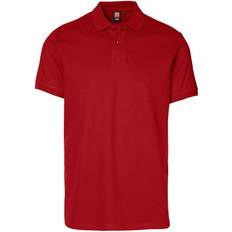 Elastan/Lycra/Spandex - S Polotrøjer ID Stretch Polo Shirt - Red