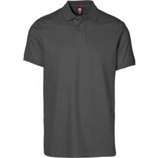 Elastan/Lycra/Spandex Polotrøjer ID Stretch Polo Shirt - Charcoal