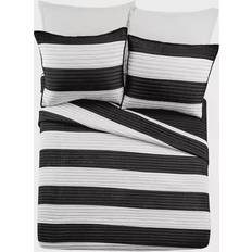 Polyester Fiber Blankets Urban Playground Lavelle Fiber Blanket Black, White