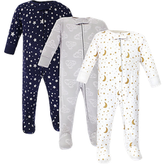 Hudson Zipper Sleep N Play 3-pack - Stars & Moons (10153630)