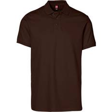 Elastan / Lycra / Spandex Pikéskjorter ID Stretch Polo Shirt - Mocca