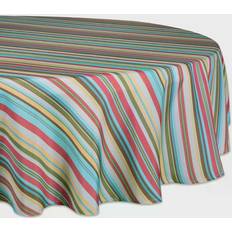 Multicolored Cloths & Tissues Design Imports Summer Stripe Tablecloth Multicolor