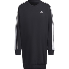 Adidas Women's Essentials 3-Stripes Crew Dress - Black/White