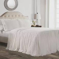 Lush Decor Ruffle Bedspread White (203.2x193.04cm)