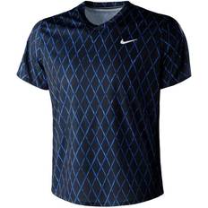 Nike Court Dri-Fit Victory Print T-shirt Men - Obsidian/White