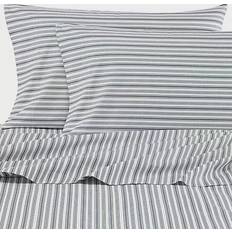 Stripes Bed Sheets Nautica Coleridge Bed Sheet Gray (274.32x)