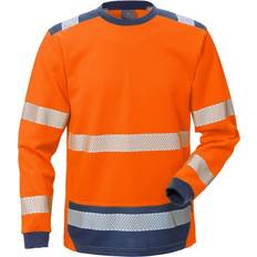 Fristads Kansas Fristads Long Sleeve T-Shirt - Orange/Marine