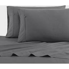 Nautica Solid Bed Sheet Grey (243.84x205.74cm)