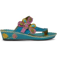 Mujer - Turquesa Sandalias Spring Step Santorini - Turquoise