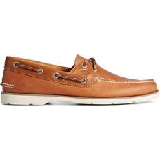 Men - Textile Boat Shoes Sperry Leeward 2-Eye - Tan