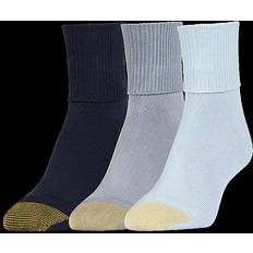 Gold - Women Underwear Goldtoe Pair Turncuff Socks Womens, 9-11 9-11