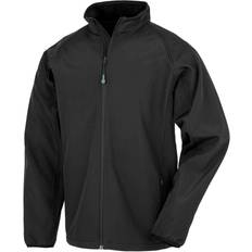 Printable Result Genuine Recycled Mens Printable Soft Shell Jacket (Black)