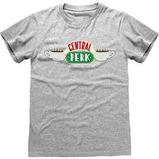 Friends Unisex Adult Central Perk T-Shirt (Heather Grey)