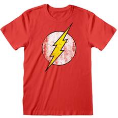 Unisex - Yellow T-shirts Flash Unisex Adult Logo T-Shirt (Red/White/Yellow)