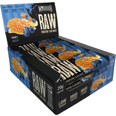 Raw protein bar Warrior Raw Protein Flapjack Honey Berry 75g 12 stk