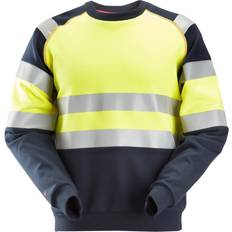 Keltainen - Mies Neuleet Snickers Workwear ProtecWork Huomiocollegepaita - Keltainen/Sininen