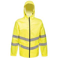 Unisex - Yellow Outerwear Regatta Unisex Hi Vis Pro Packaway Reflective Work Jacket (Orange)