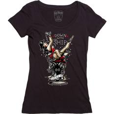 LUCKY 13 T-Shirt Lucky 13 Down With The Ship Dame